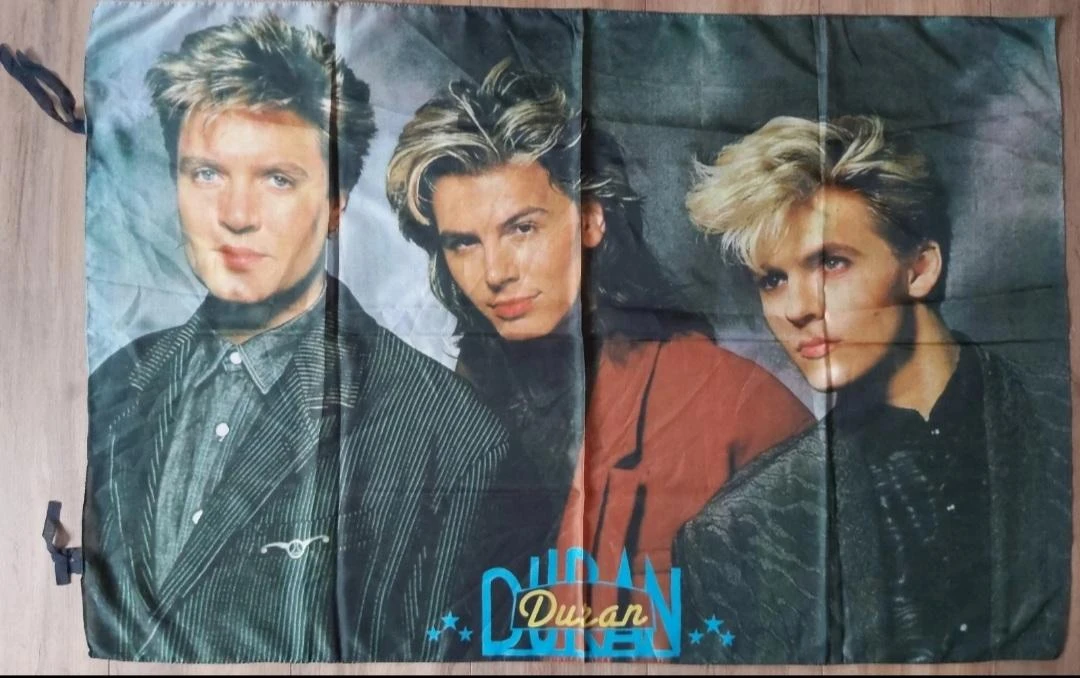 Duran Duran • Tenture Tissu Vintage Musique Années 80